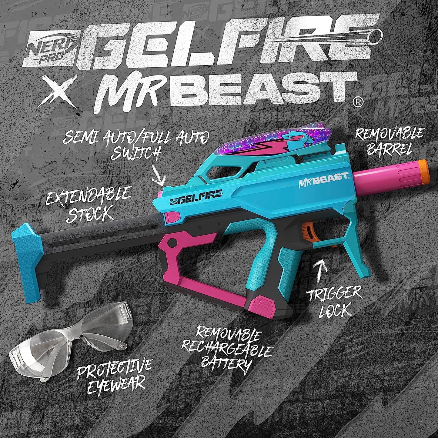 Nerf Pro Gelfire X MrBeast