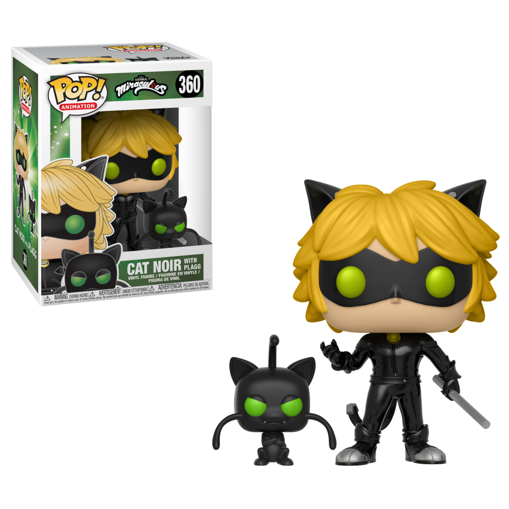 Cat Noir with Plagg #360 - Miraculous Ladybug Funko Pop! Vinyl Figure
