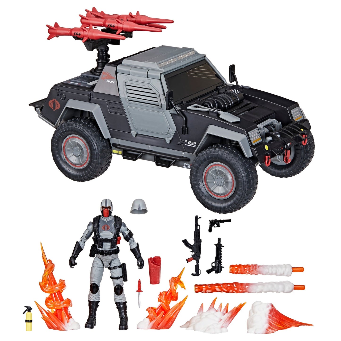 G.I. Joe Classified Series, Cobra Night Attack 4-WD Stinger & Driver, 120