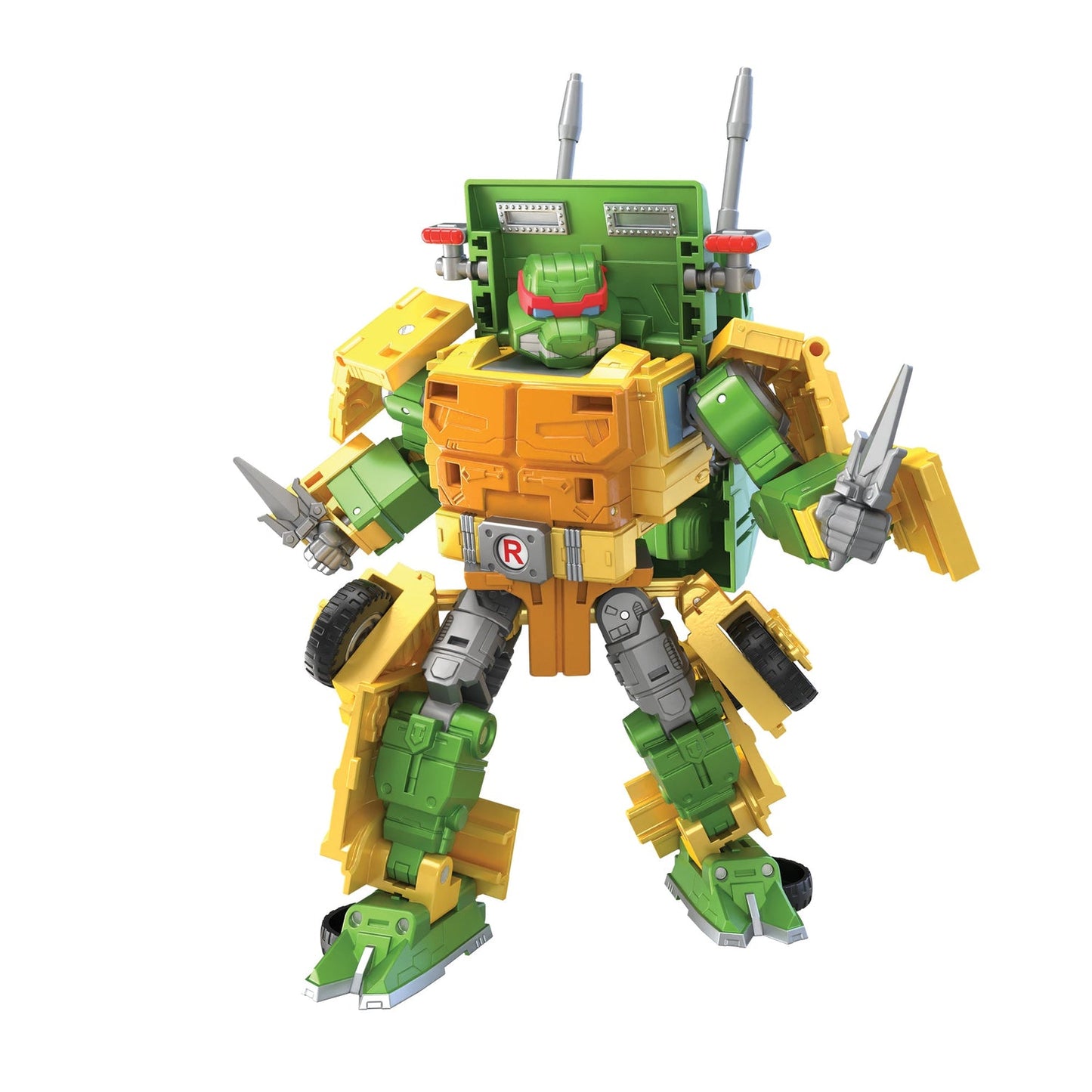 Transformers Collaborative Teenage Mutant Ninja Turtles x Transformers Party Wallop Figure