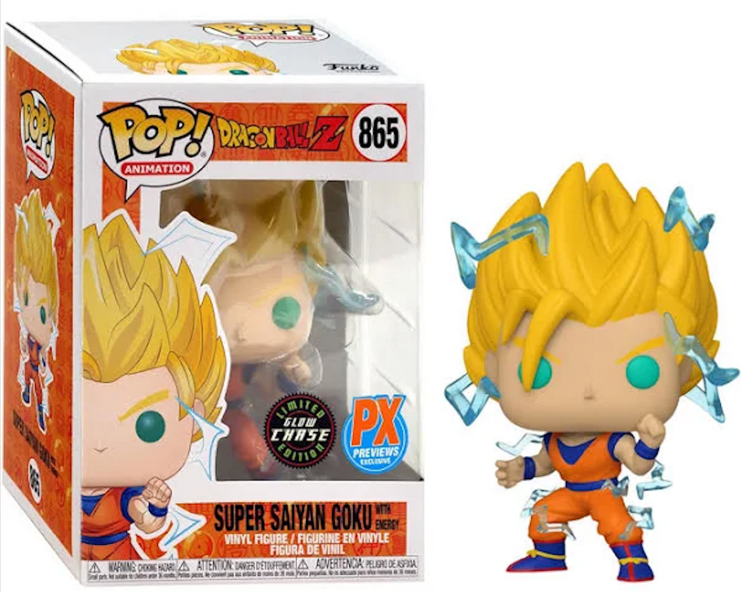 Super Saiyan Goku with Energy #865 - Dragon Ball Z Funko Pop! Vinyl Figure