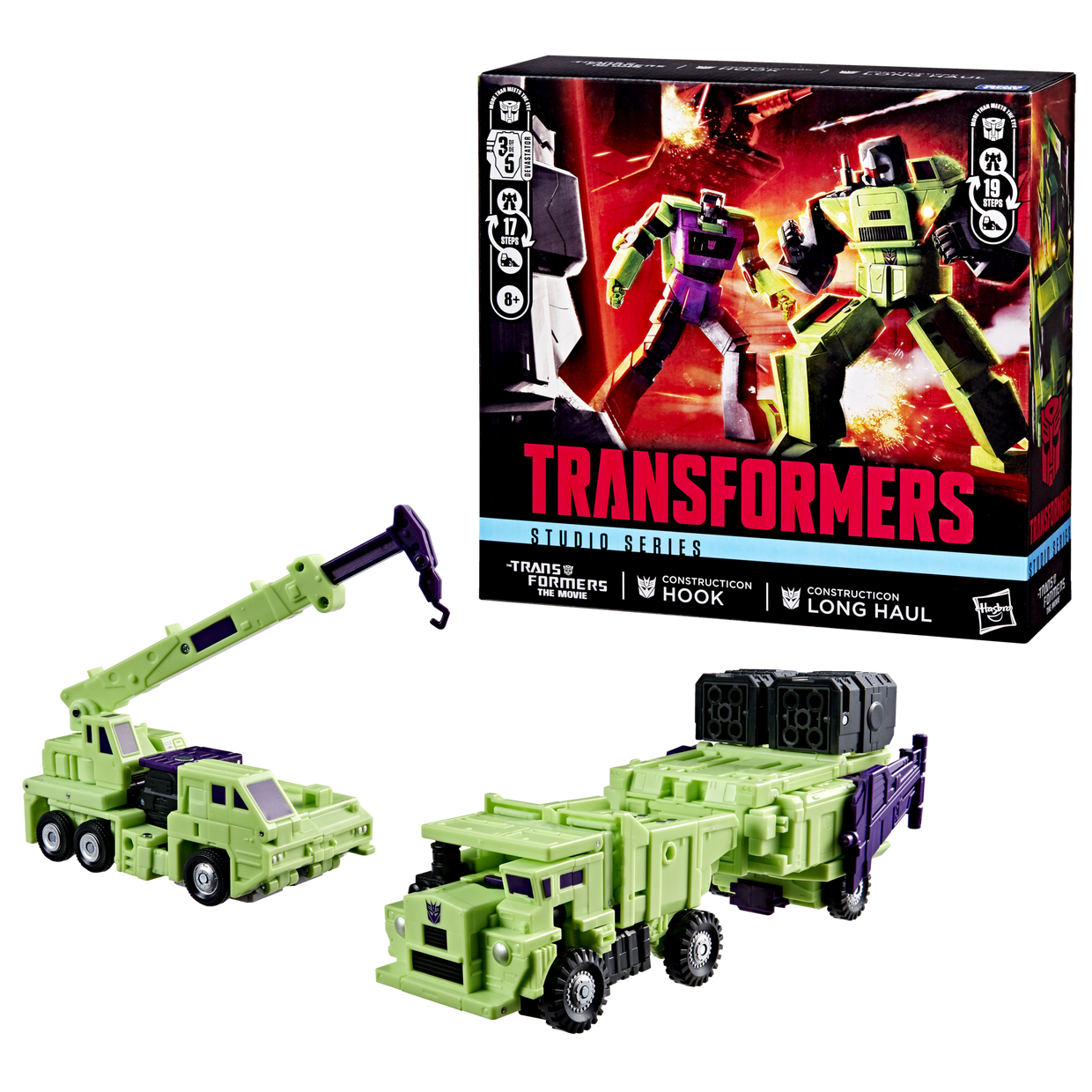 (Pre-order) Transformers Studio Series The Transformers: The Movie Constructicon Long Haul & Constructicon Hook