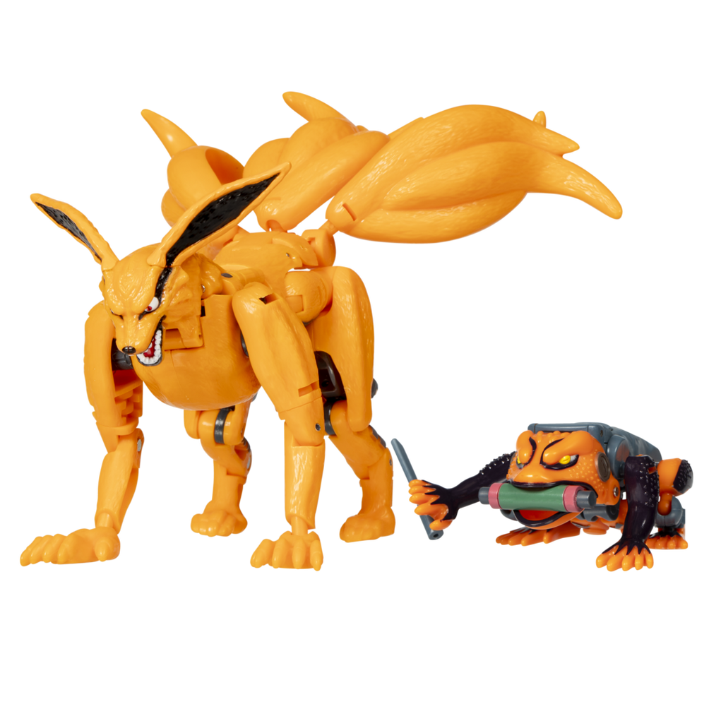 Transformers Collaborative NARUTO SHIPPUDEN x Transformers Kurama and Gamakichi