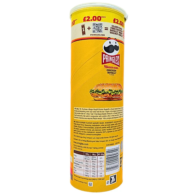 Pringles Burger King Chicken Royale (165g)
