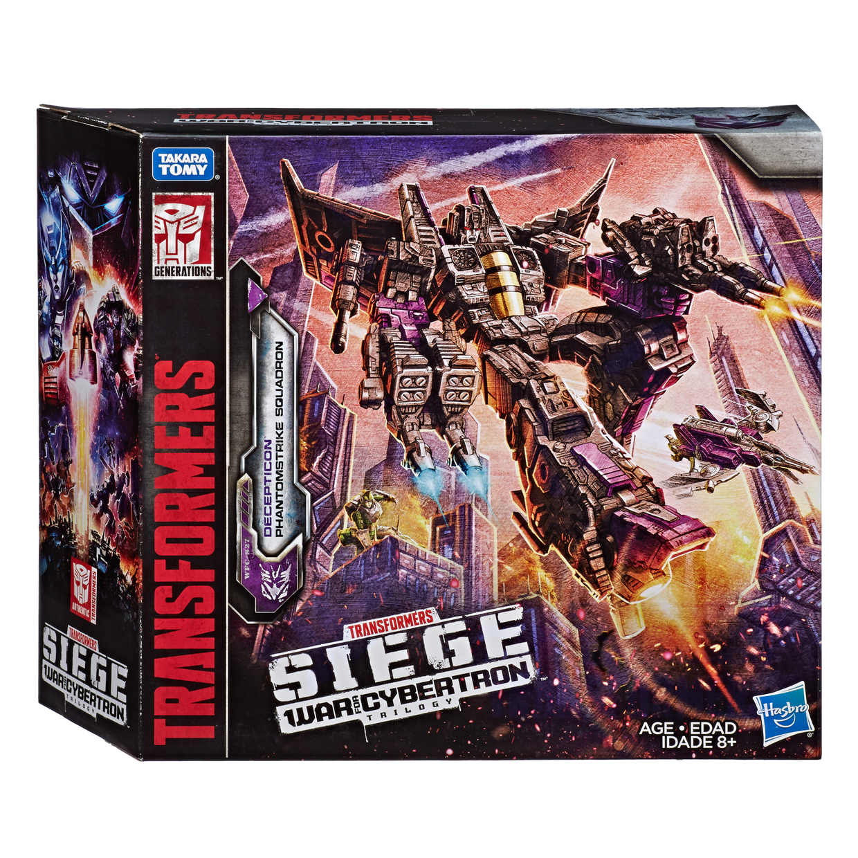 (Pre-Order) Transformers Toys Generations War for Cybertron Voyager WFC-S27 Decepticon Phantomstrike Squadron 4-Pack