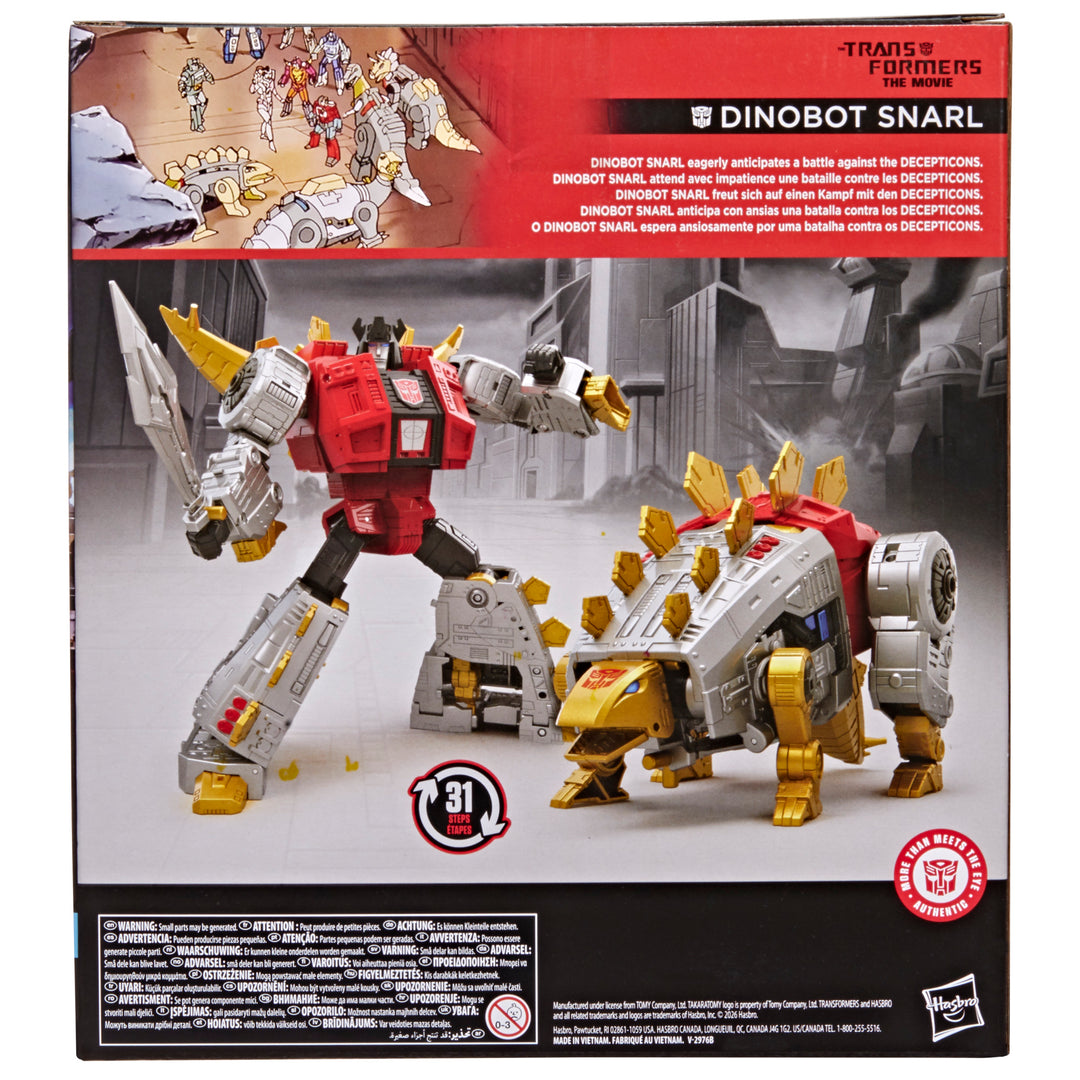 (Pre-Order) Transformers Studio Series The Transformers: The Movie Dinobot Snarl Action Figure