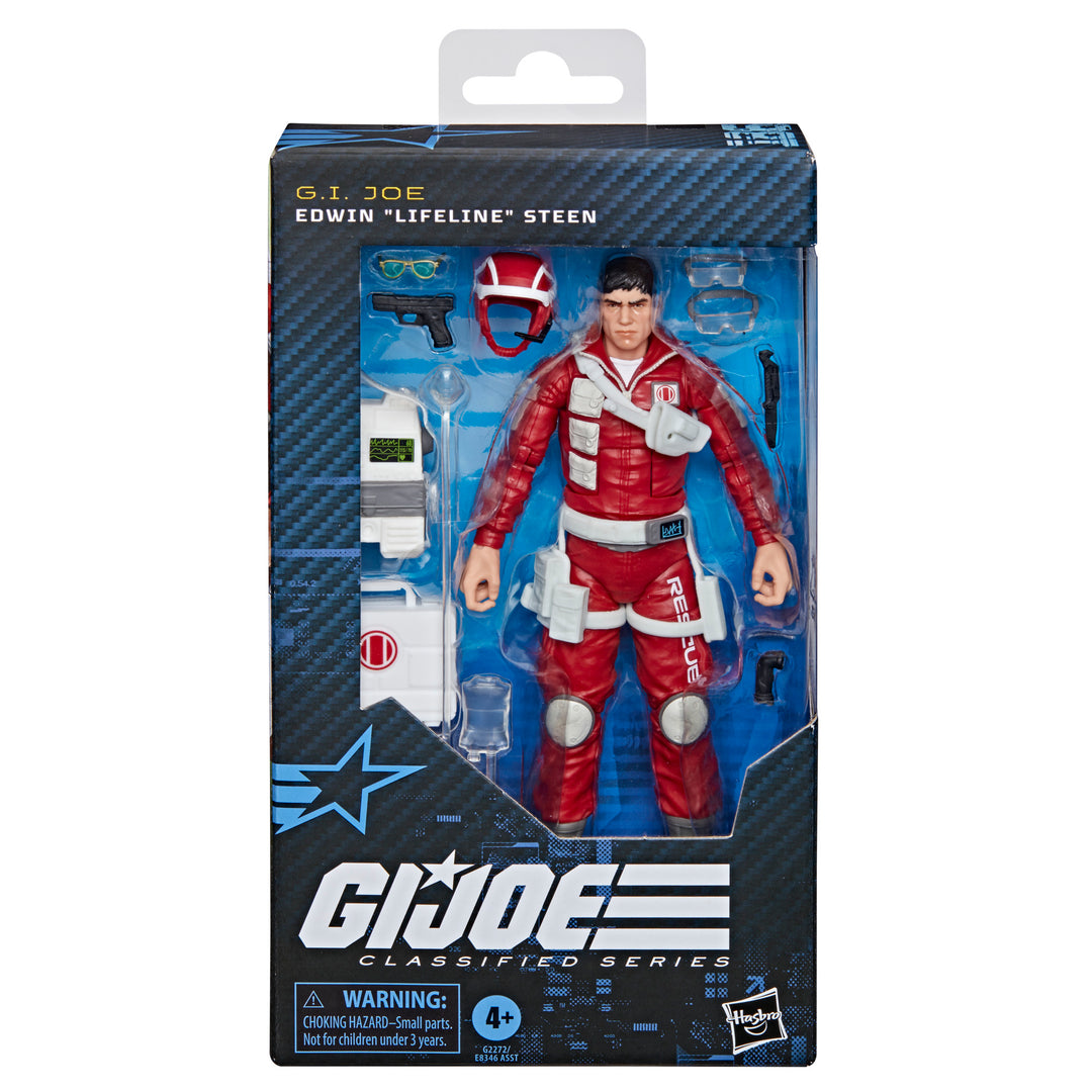 (Pre-Order) G.I. Joe Classified Series #186, Edwin “Lifeline” Steen 6 inch Action Figure
