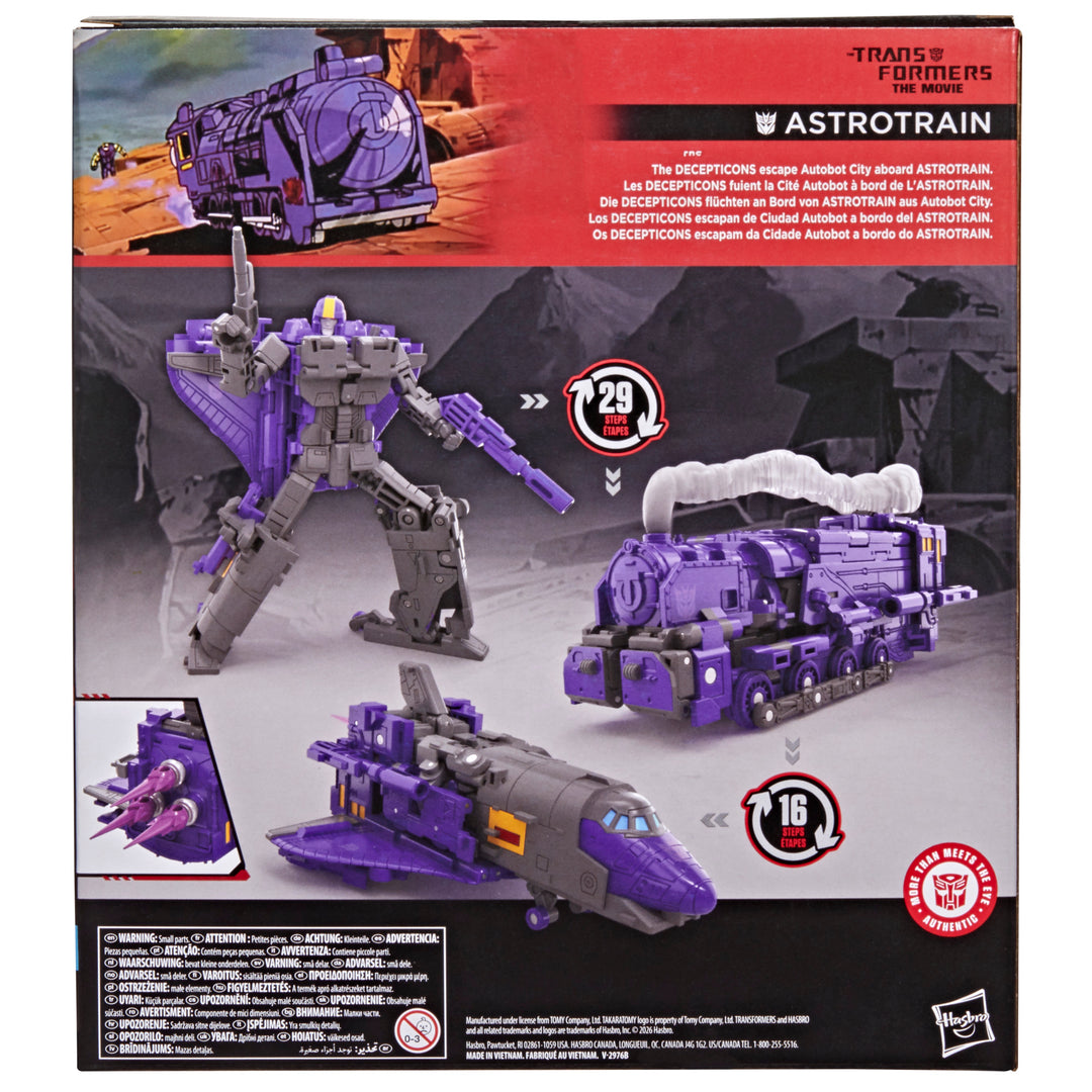 (Pre-Order) Transformers Studio Series The Transformers: The Movie Astrotrain Action Figure