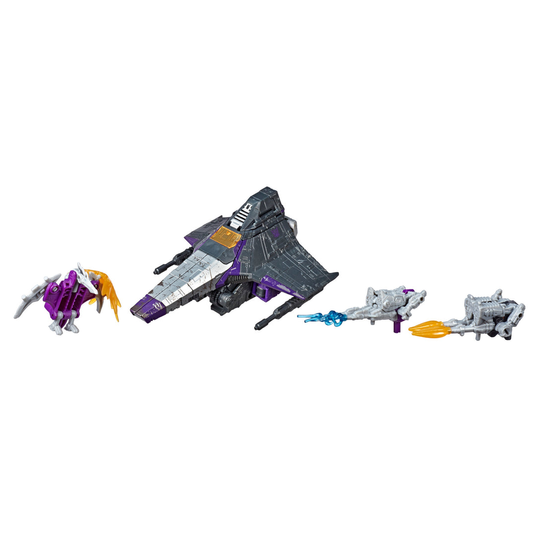 (Pre-Order) Transformers Toys Generations War for Cybertron Voyager WFC-S27 Decepticon Phantomstrike Squadron 4-Pack