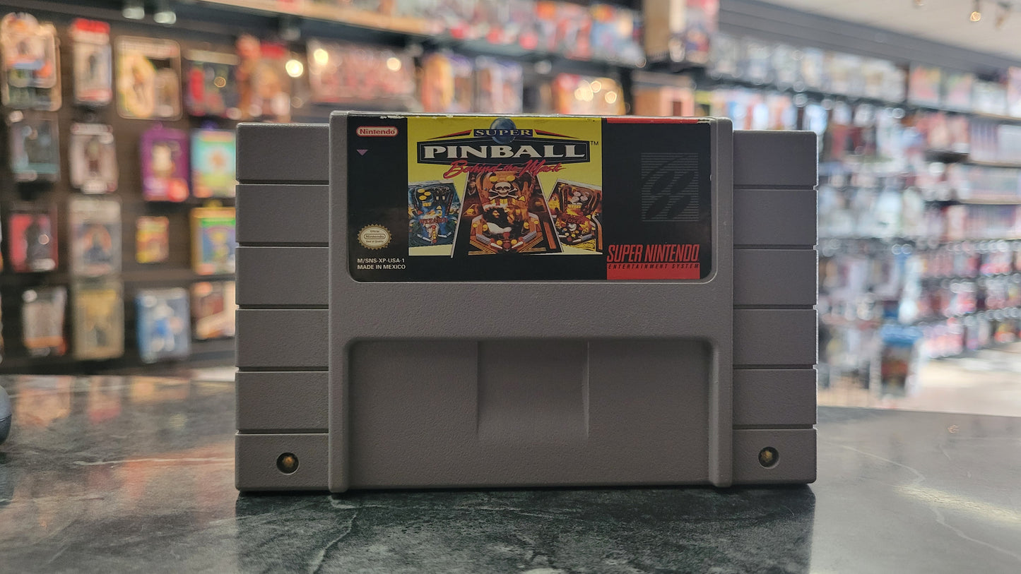 Super Pinball Behind the Mask (Super Nintendo SNES, 1994)