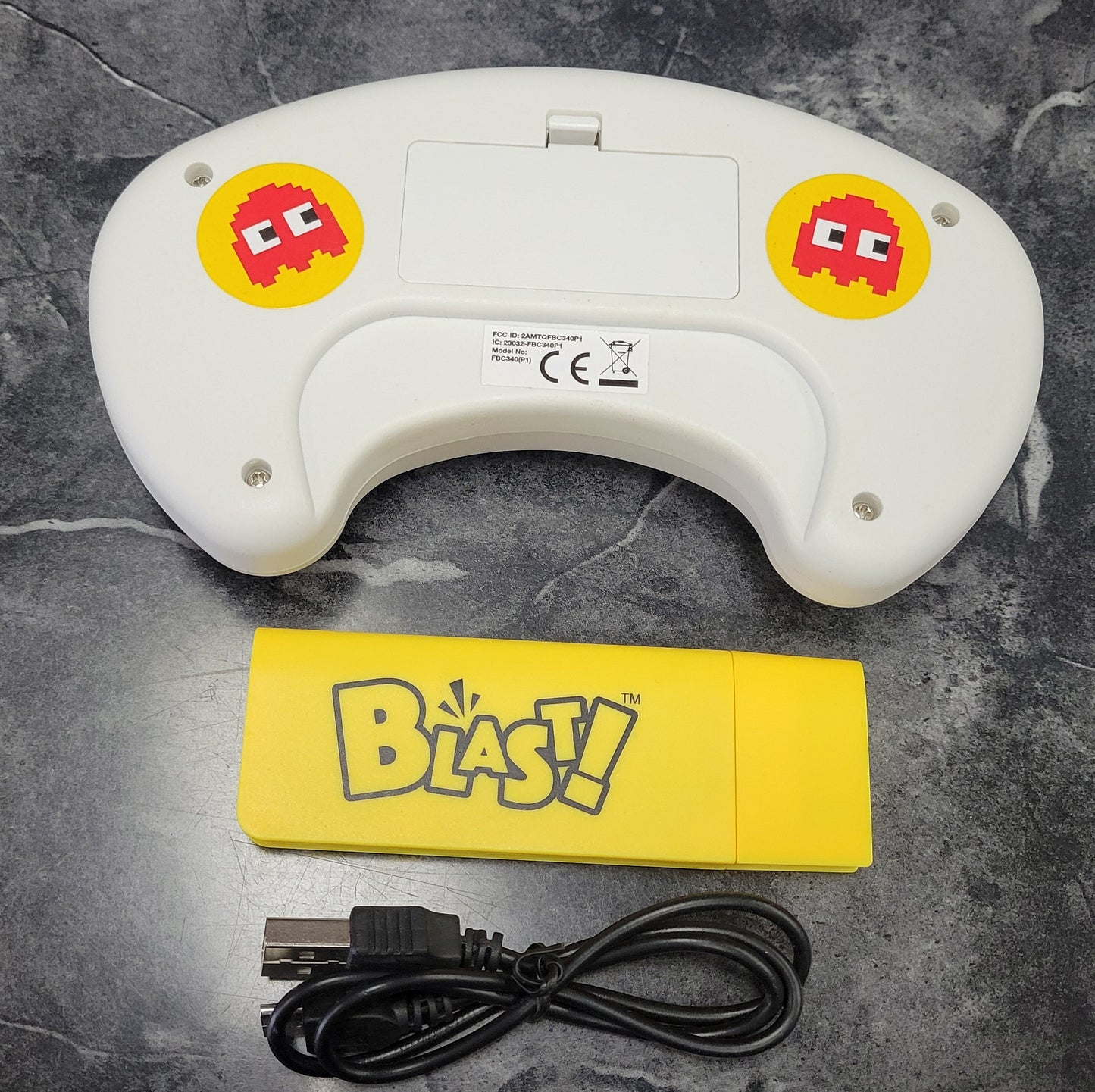 AtGames Bandai Namco Flashback Blast! Pac-Man PAC-MANIA Retro Gaming - Yellow