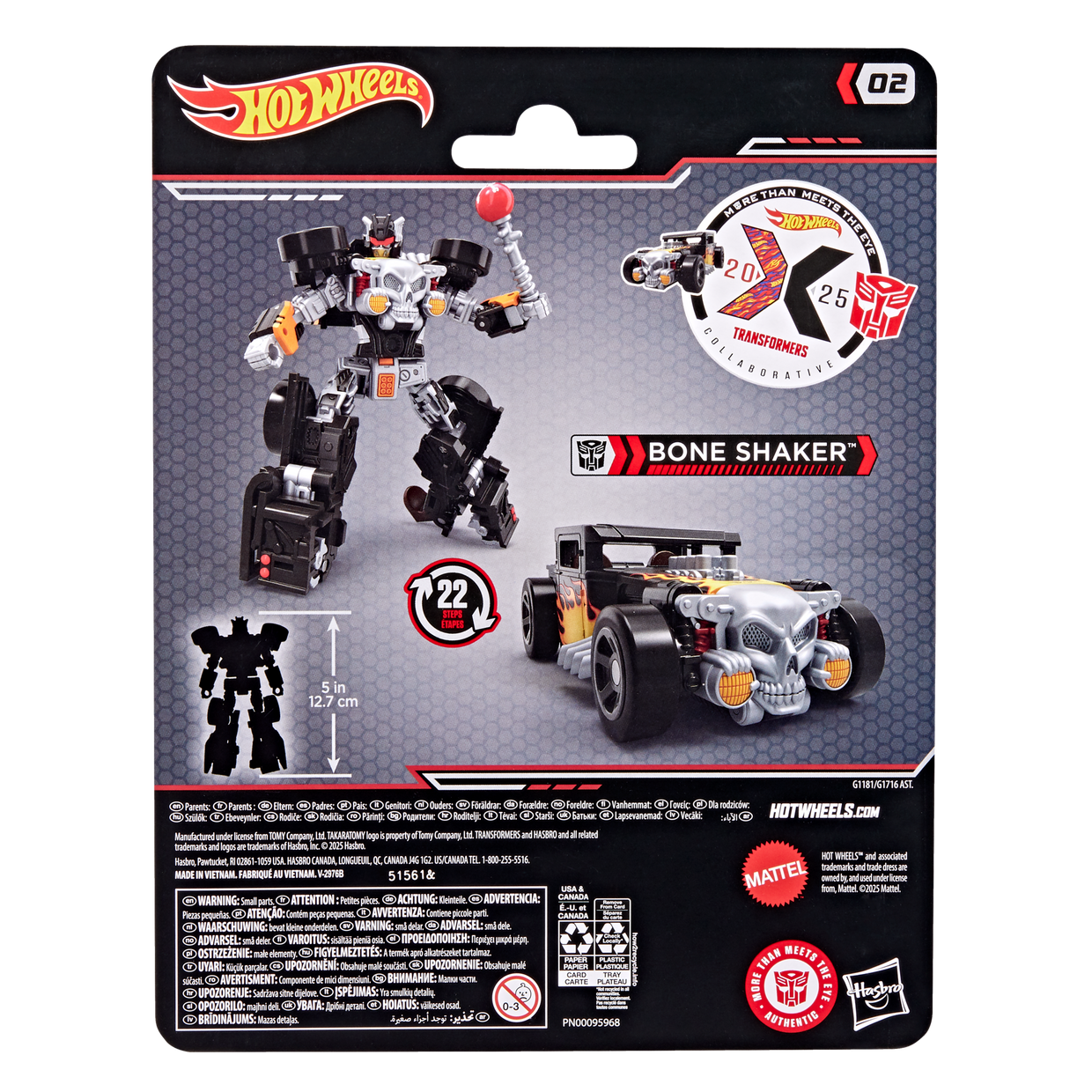 Transformers Collaborative Hot Wheels® x Transformers Bone Shaker™