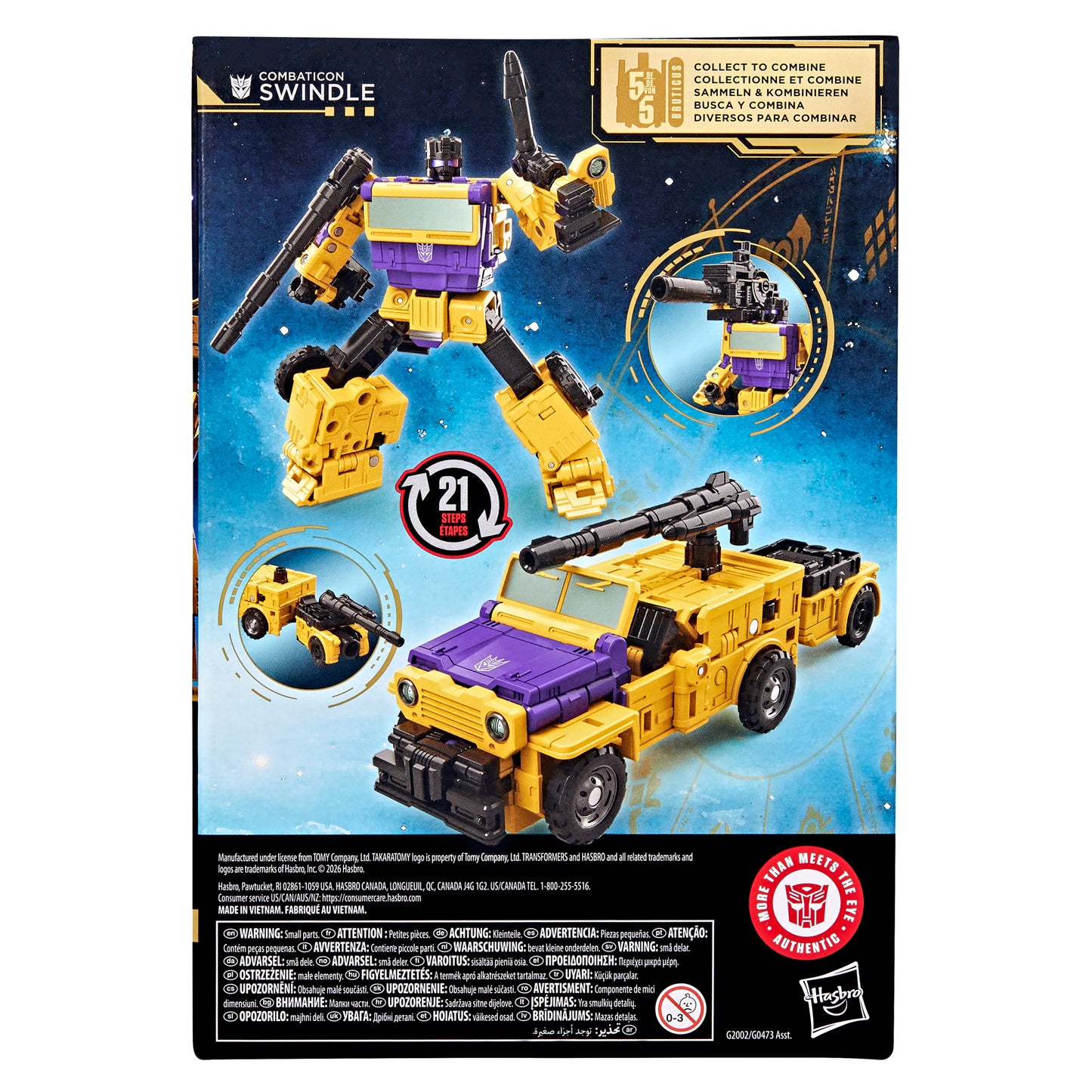 (Pre-Order) Transformers Age of the Primes Voyager Class Combaticon Swindle