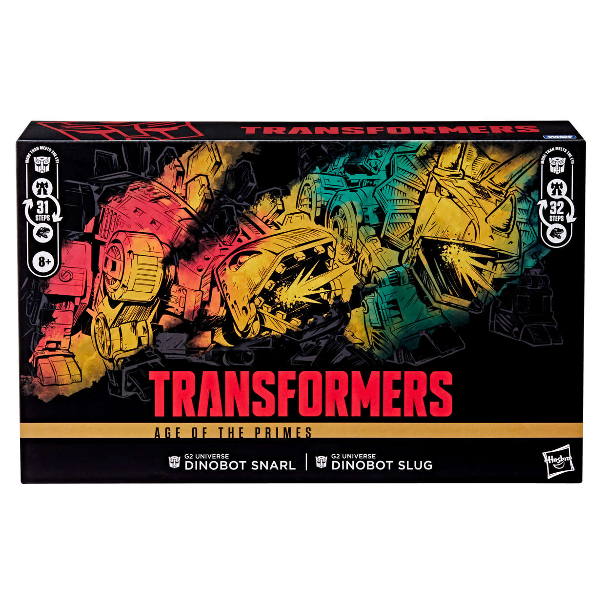(Pre-Order) Transformers Age of the Primes G2 Universe Dinobot Slug and G2 Universe Dinobot Snarl
