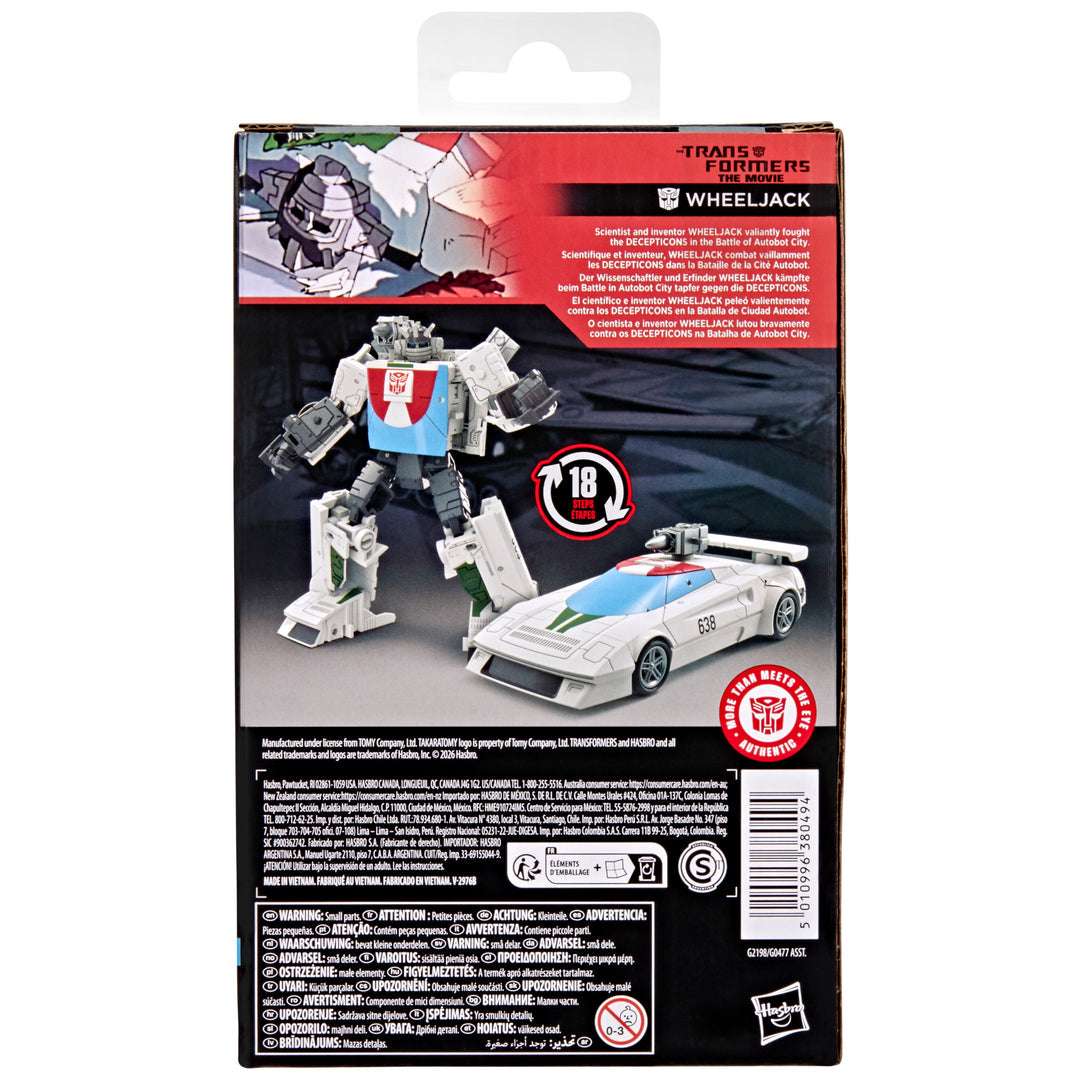(Pre-Order) Transformers Studio Series Transformers: The Movie Wheeljack Deluxe Class Action Figure