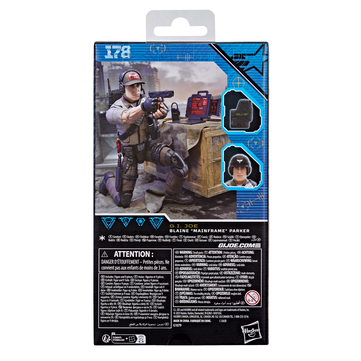 (Pre-Order) G.I. Joe Classified Series #178, Blaine “Mainframe” Parker