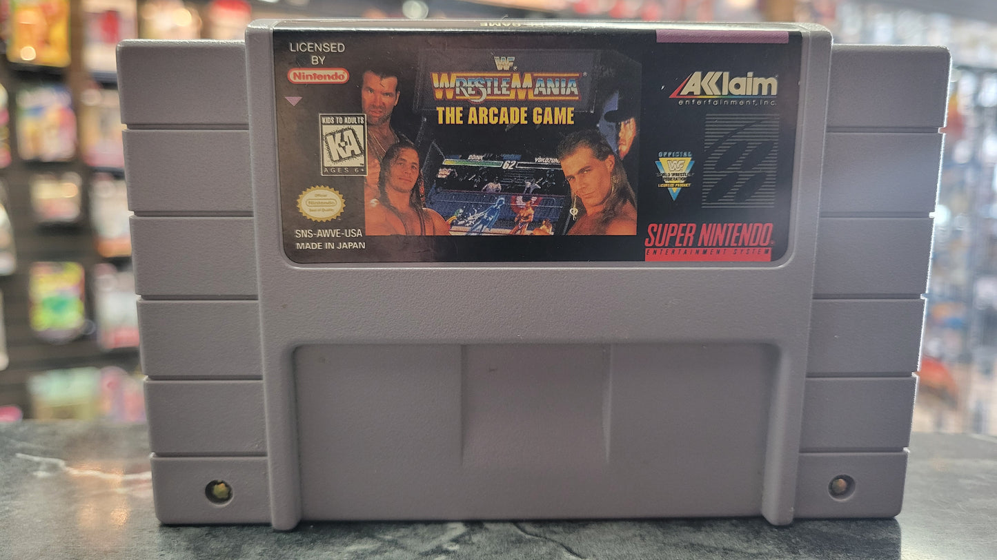 WWF Wrestlemania Arcade Game (Super Nintendo SNES, 1995)