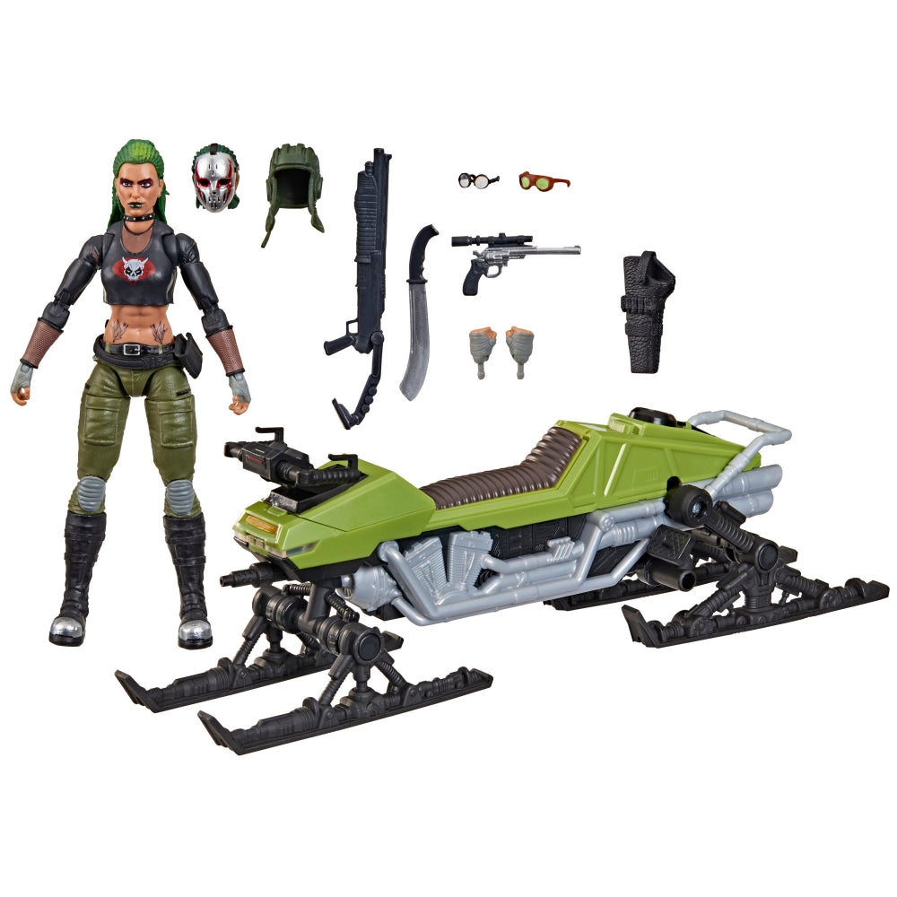 (Pre-Order) G.I Joe Classified Series #194 Zanya And Dreadnok and Chameleon (Swamp Skier) Vehicle