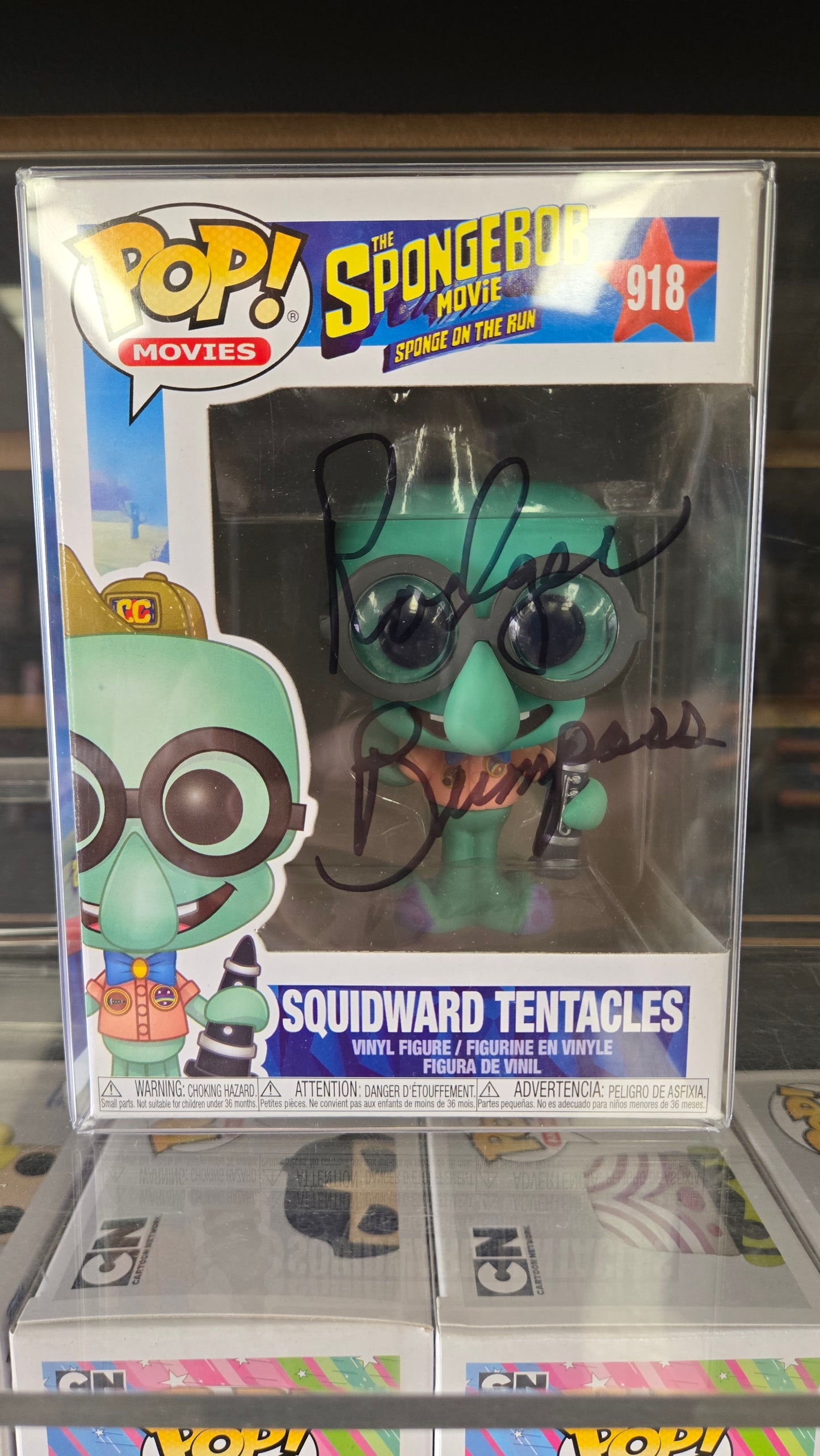 Squidward Tentacles #918 *SIGNED* - The Spongebob Movie Funko Pop! Vinyl Figure