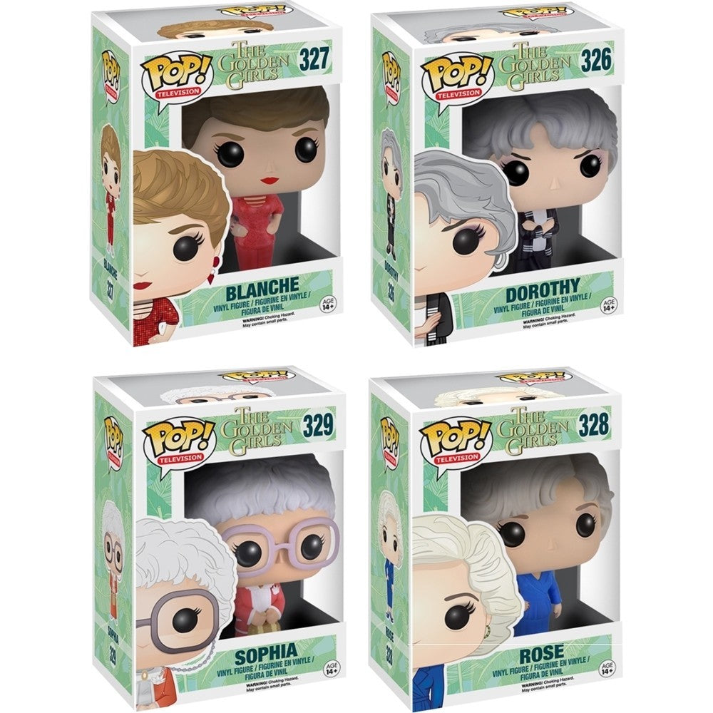 The Golden Girls Set of 4 - Funko Pop! Vinyl Figures