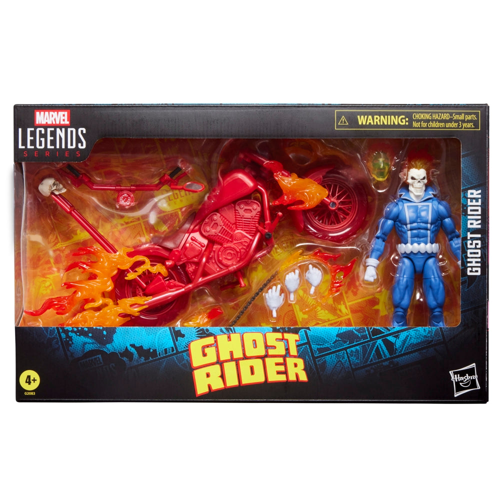 Marvel Legends Series Ghost Rider, Johnny Blaze Action Figure with Motorcycle