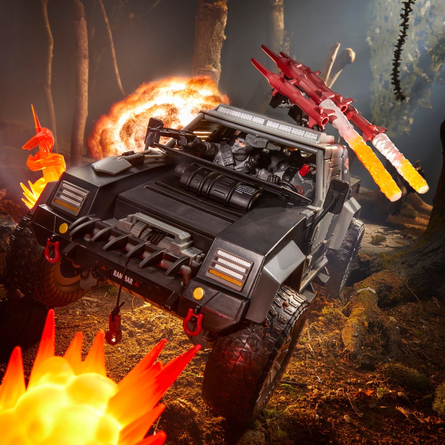 G.I. Joe Classified Series, Cobra Night Attack 4-WD Stinger & Driver, 120