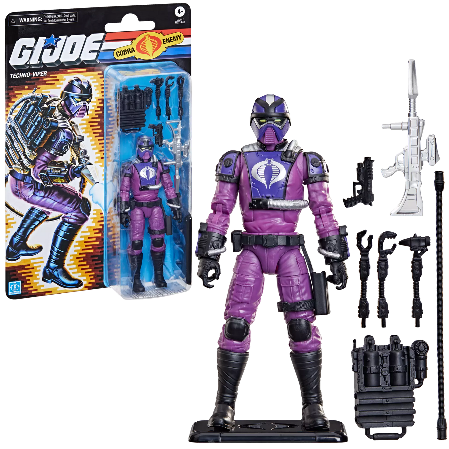 (Pre-Order) G.I. Joe Classified Series Retro Cardback Techno-Viper Action Figure