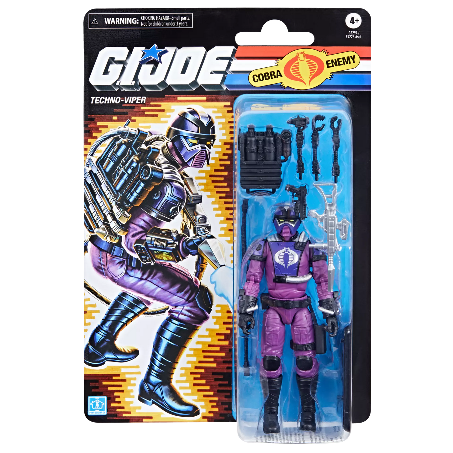 (Pre-Order) G.I. Joe Classified Series Retro Cardback Techno-Viper Action Figure