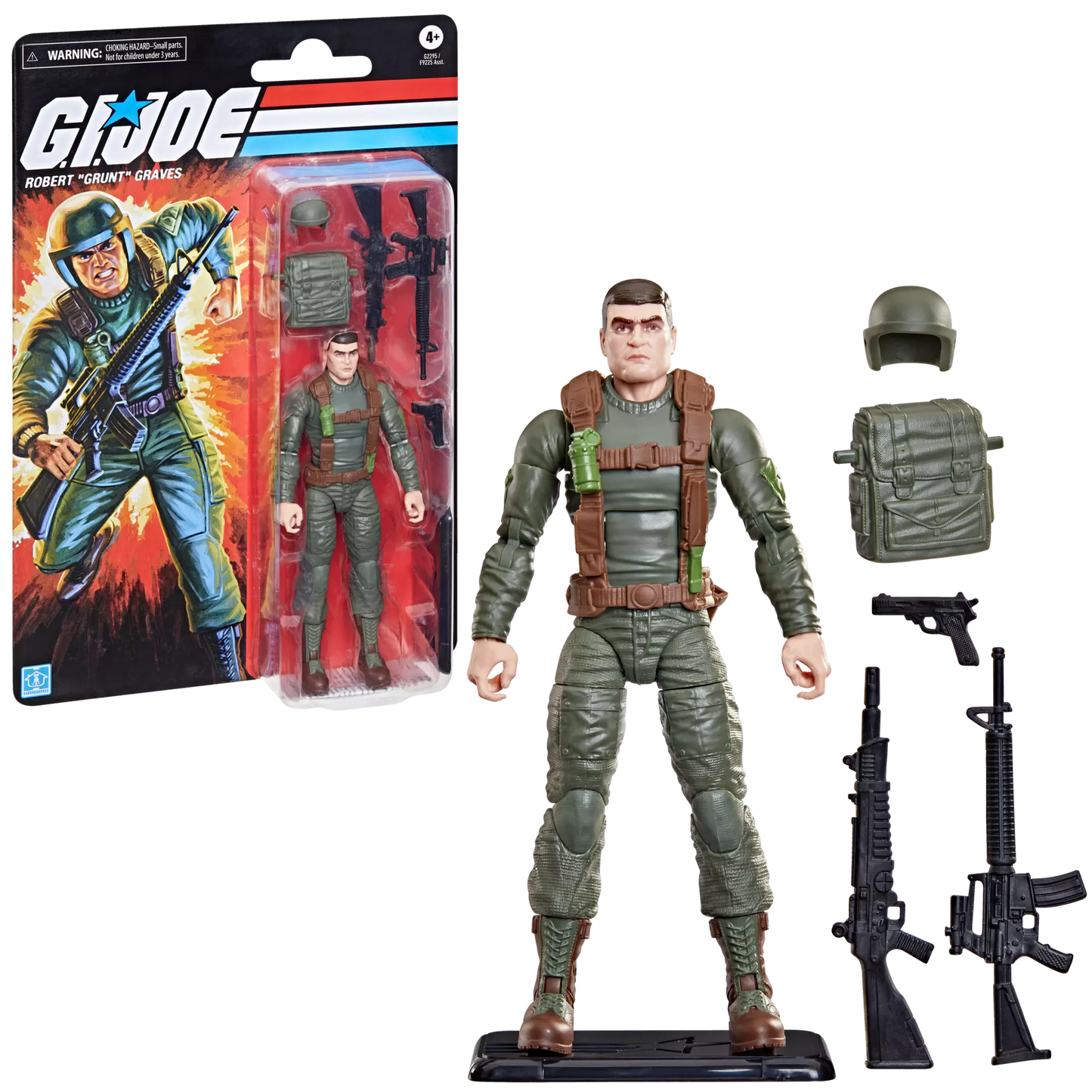 (Pre-Order) G.I. Joe Classified Series Retro Cardback Robert "Grunt" Graves Action Figure