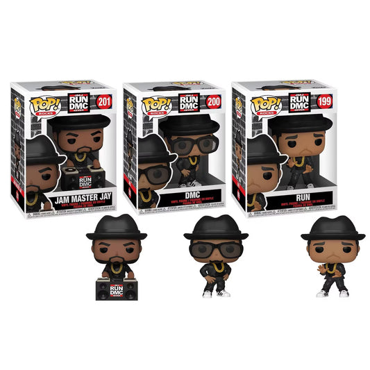 RUN DMC Set of 3 - Funko Pop! Vinyl Figures