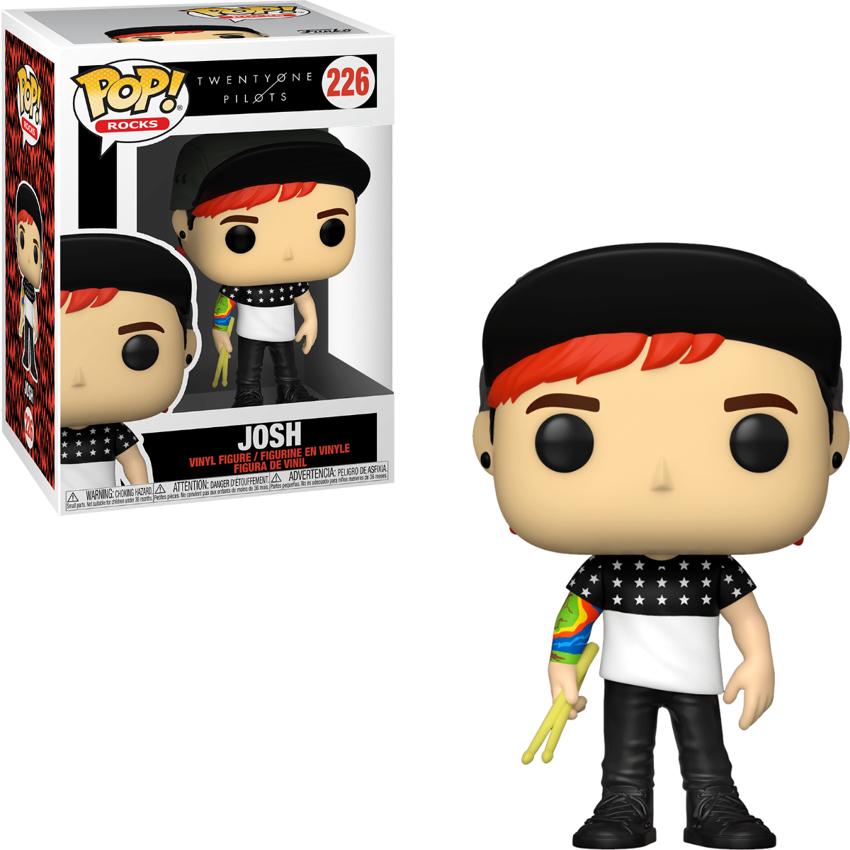 Josh #226 & Tyler #227 - Twenty One Pilots Funko Pop Vinyl Figures