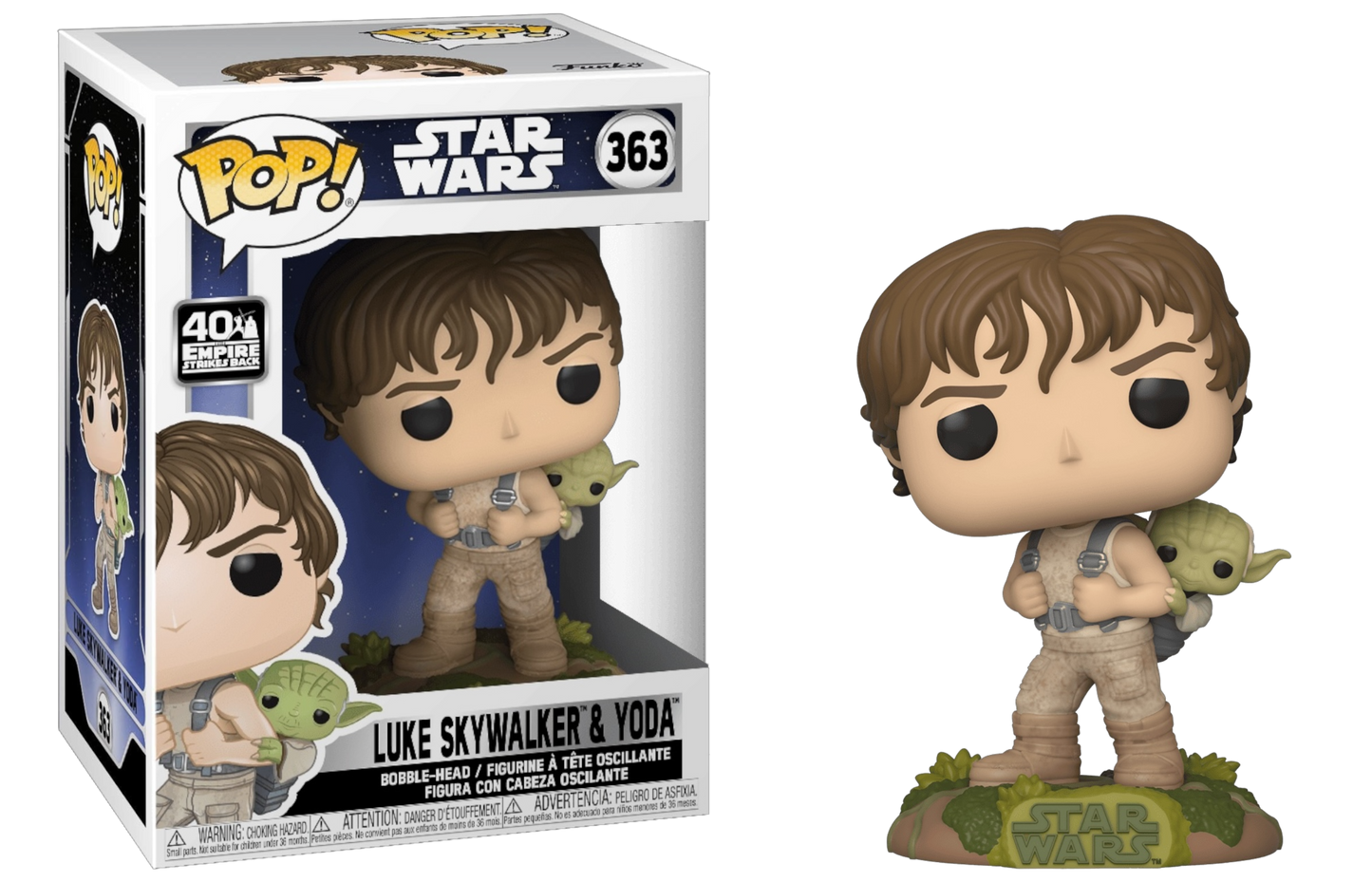 Luke Skywalker and Yoda #363 - Star Wars Funko Pop! Vinyl Figure