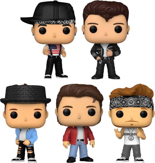 New Kids on the Block Set of 5 - Funko Pop! Vinyl Figures
