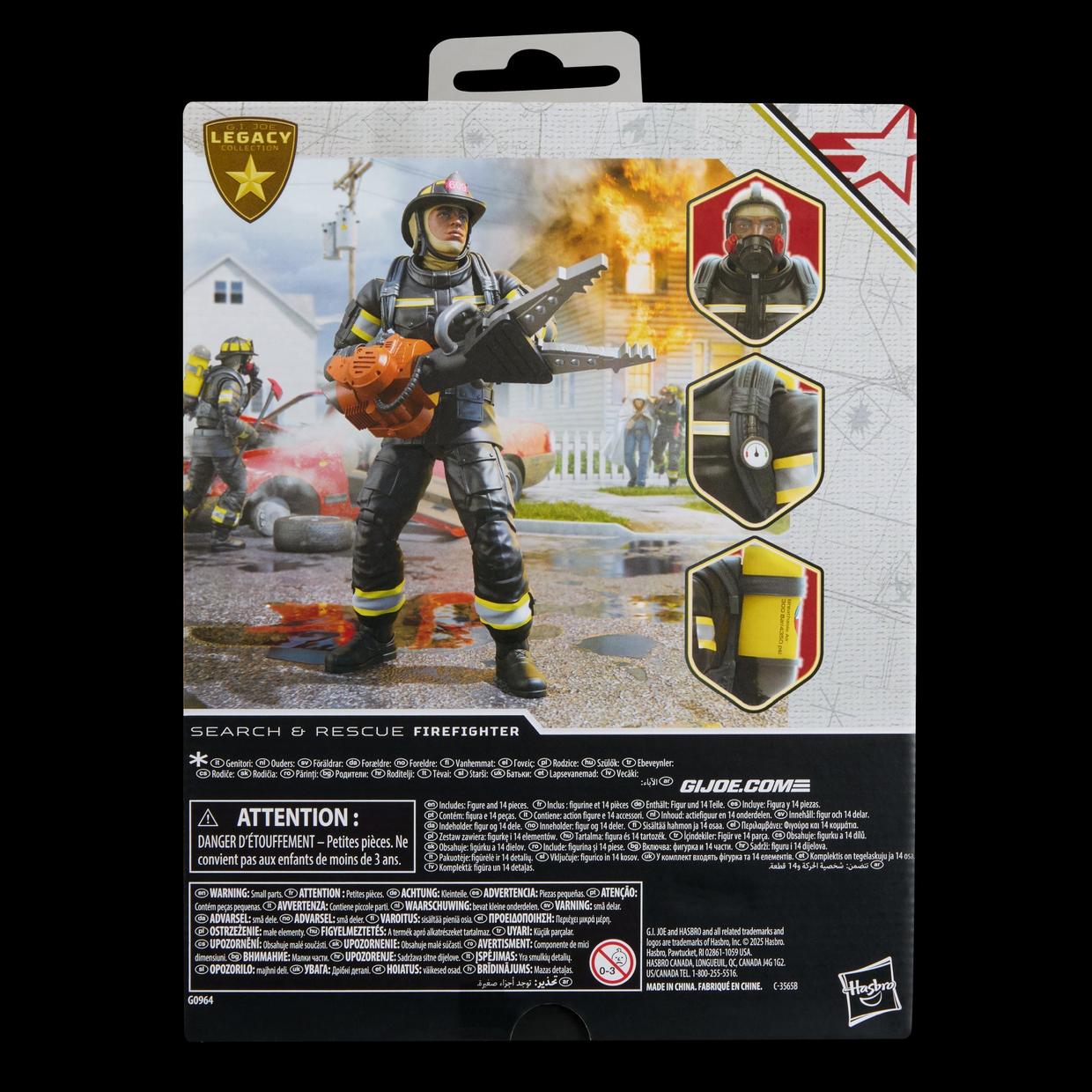 (Pre-Order) G.I. Joe Classified Series Legacy Collection Search & Rescue Firefighter