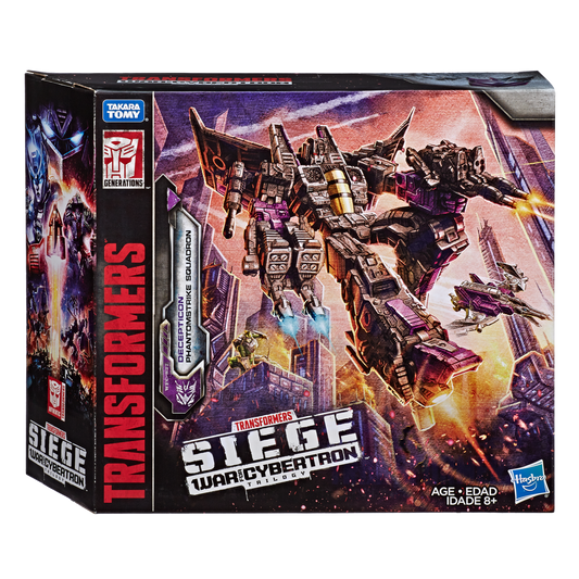 (Pre-Order) Transformers Toys Generations War for Cybertron Voyager WFC-S27 Decepticon Phantomstrike Squadron 4-Pack