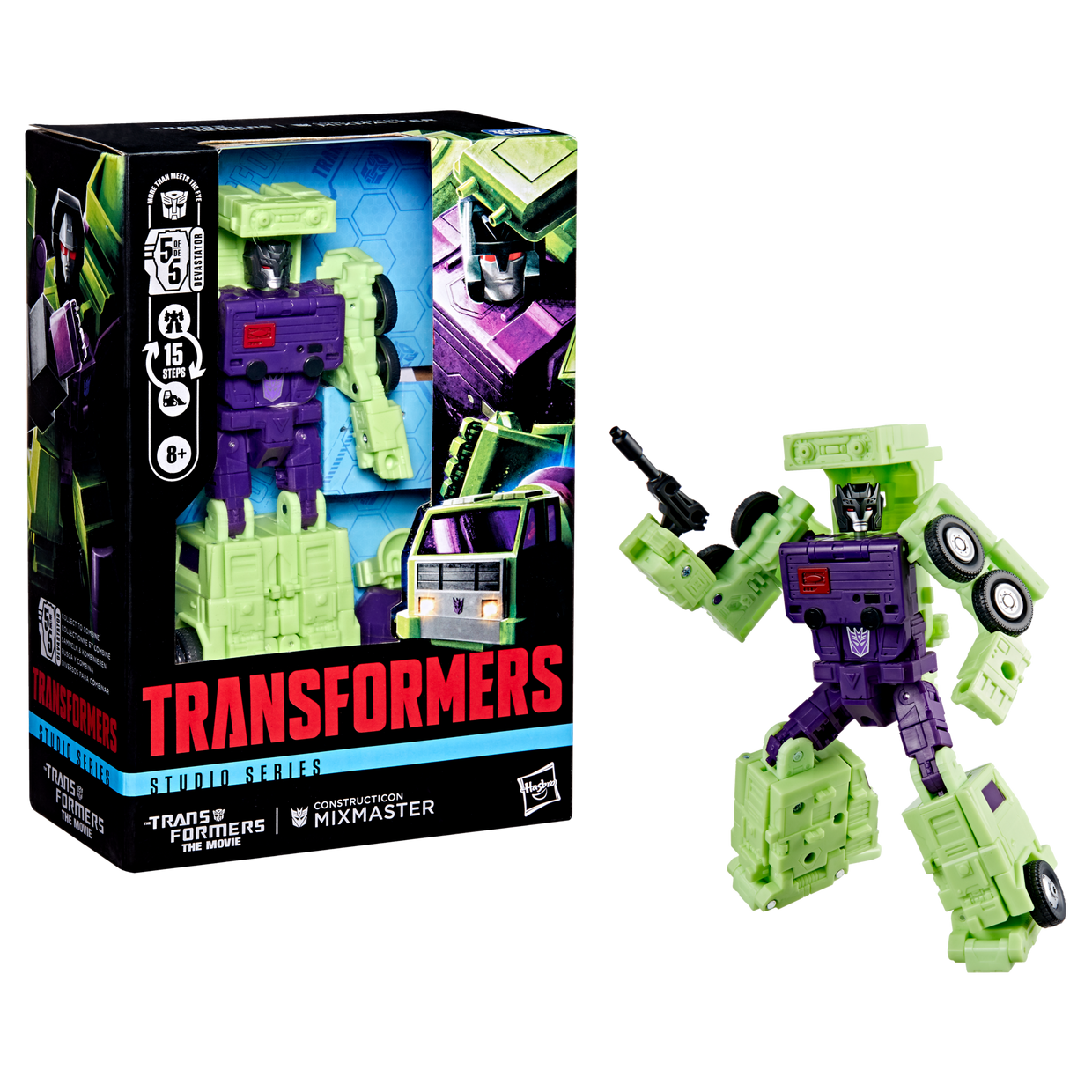 (Pre-Order) Transformers Studio Series Voyager Class The Transformers: The Movie Constructicon Mixmaster