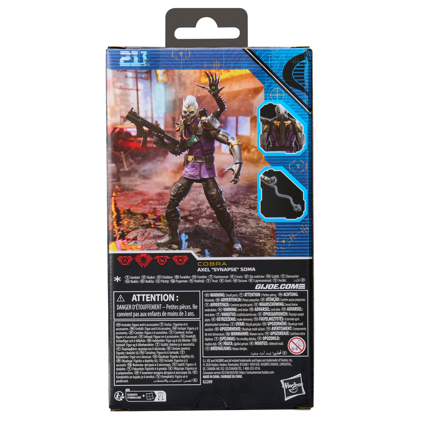 (Pre-Order) G.I. Joe Classified Series #211, Axel "Synapse" Soma