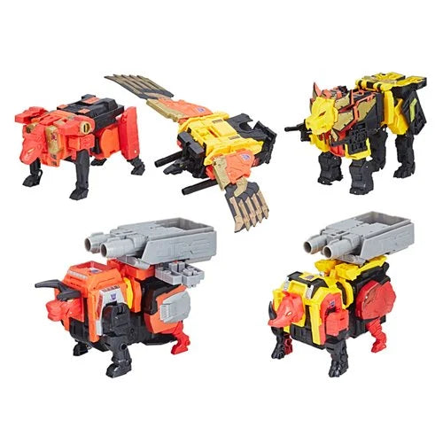 (Pre-Order) Transformers Power of the Primes Predaking Combiner Team Set ( Reissue )
