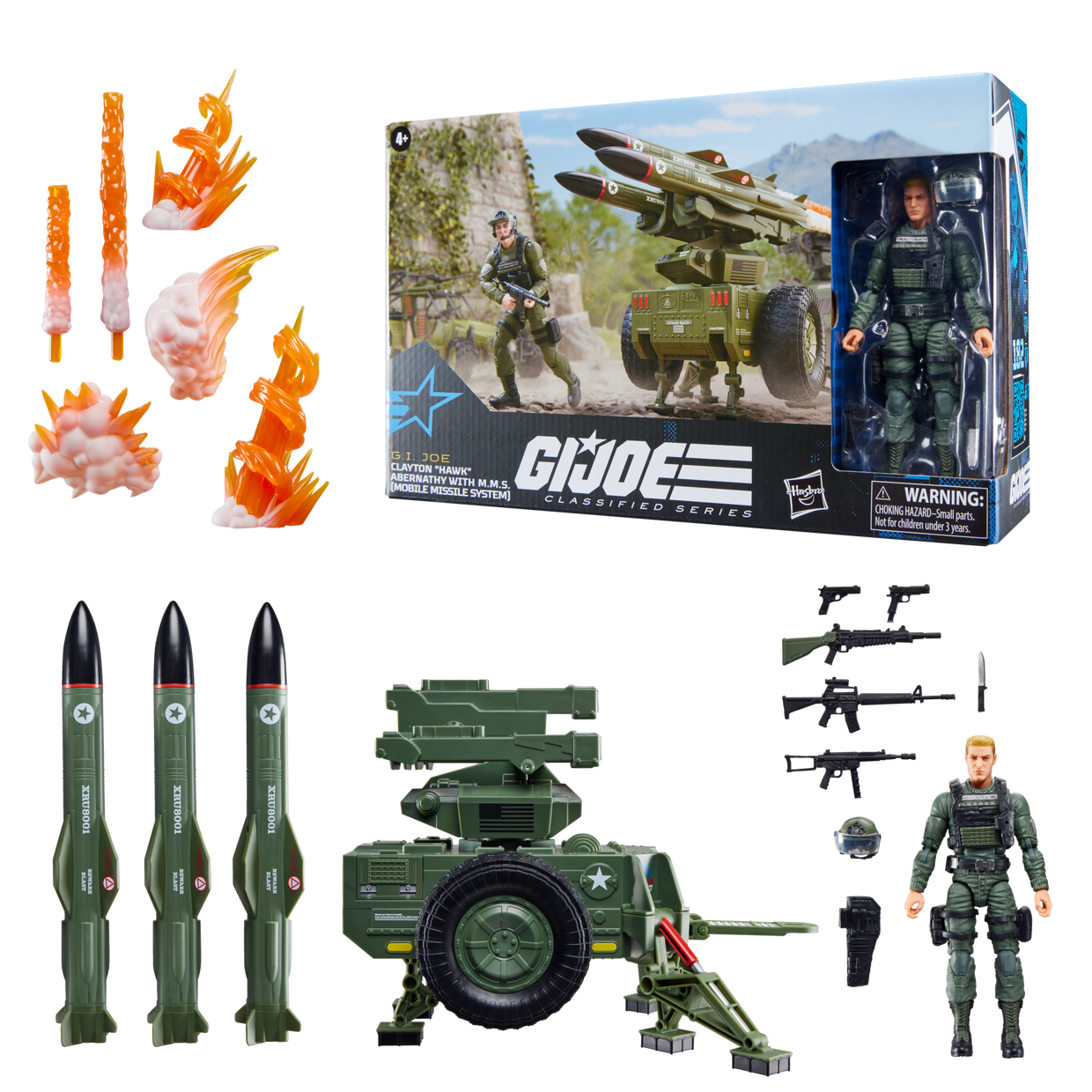 (Pre-Order) G.I. Joe Classified Series #182, Clayton 'Hawk' Abernathy with M.M.S. (Mobile Missile System)