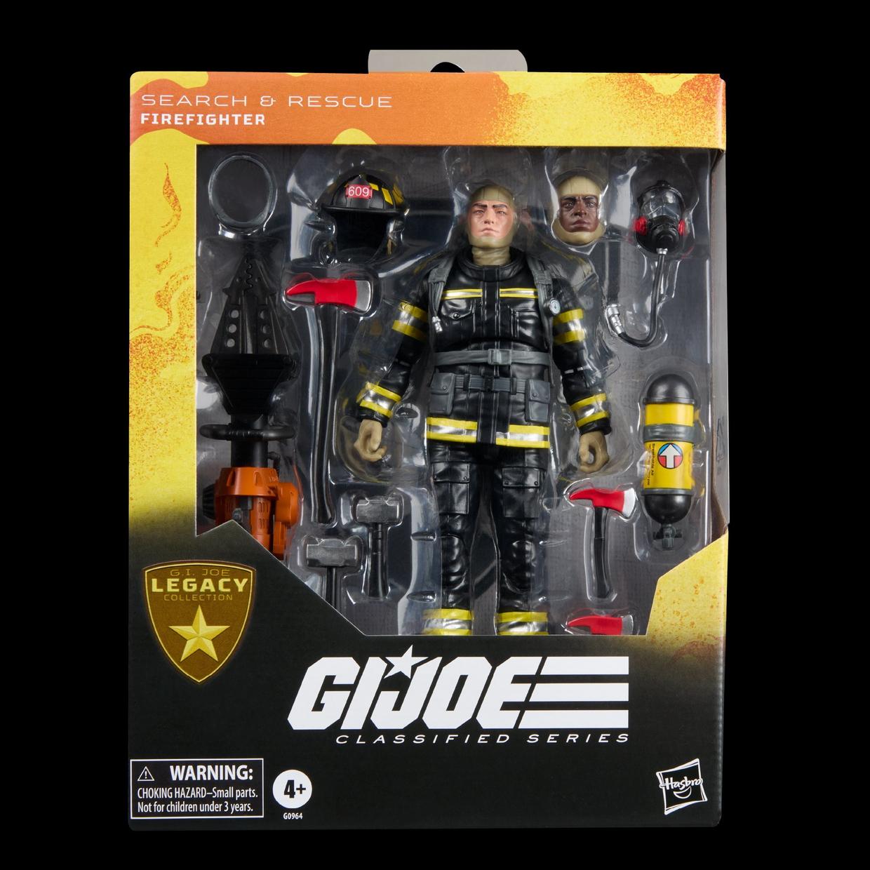 (Pre-Order) G.I. Joe Classified Series Legacy Collection Search & Rescue Firefighter