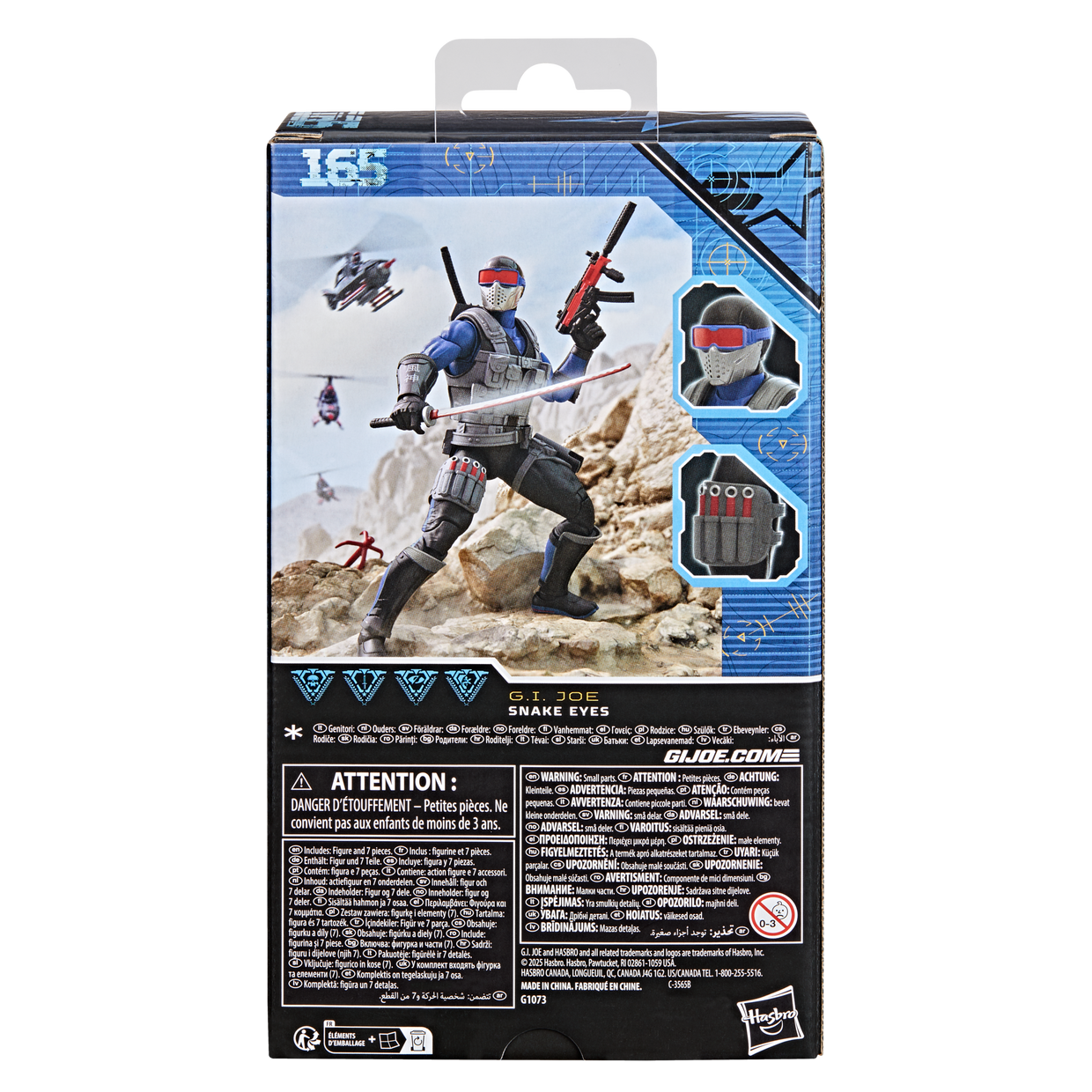(Pre-Order) G.I. Joe Classified Series #165, Snake Eyes