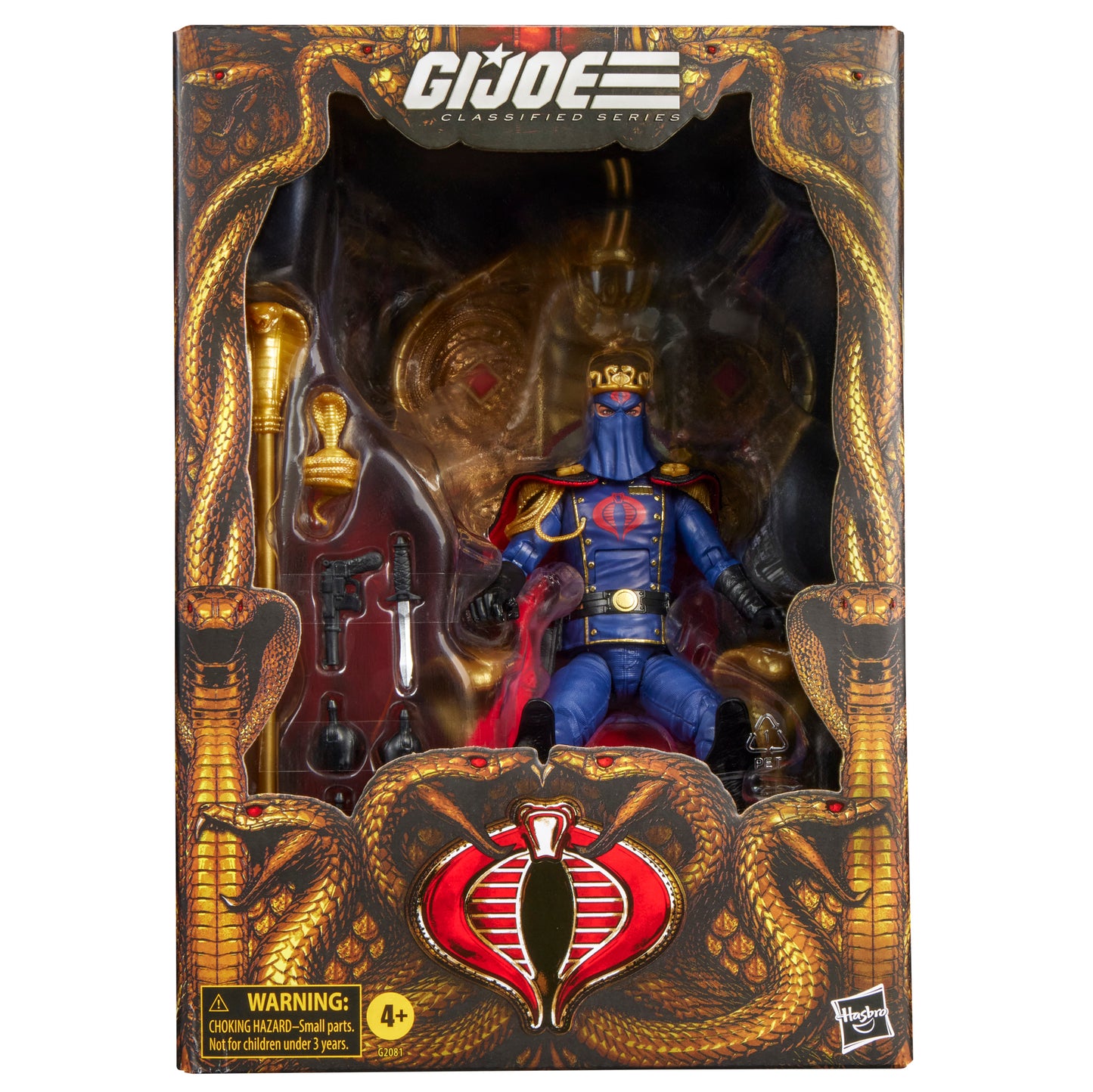 (Pre-Order) G.I. Joe Classified Series #221, Cobra Commander in dress uniform & throne