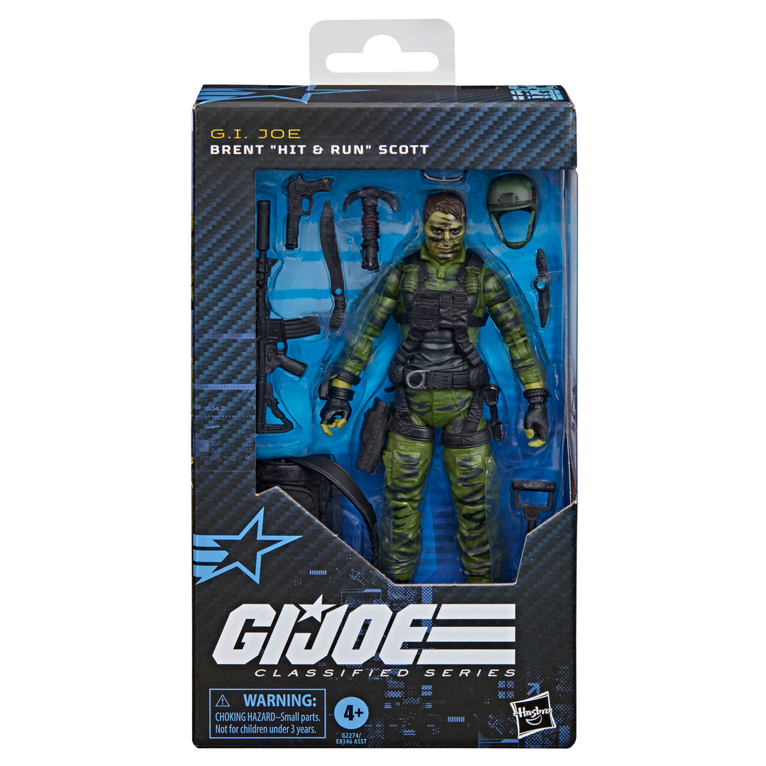 (Pre-Order)G.I. Joe Classified Series #188, Brent “Hit & Run” Scott 6 inch Action Figure