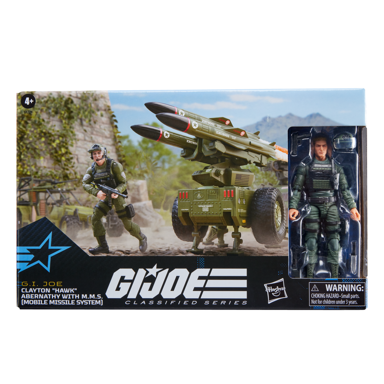 (Pre-Order) G.I. Joe Classified Series #182, Clayton 'Hawk' Abernathy with M.M.S. (Mobile Missile System)