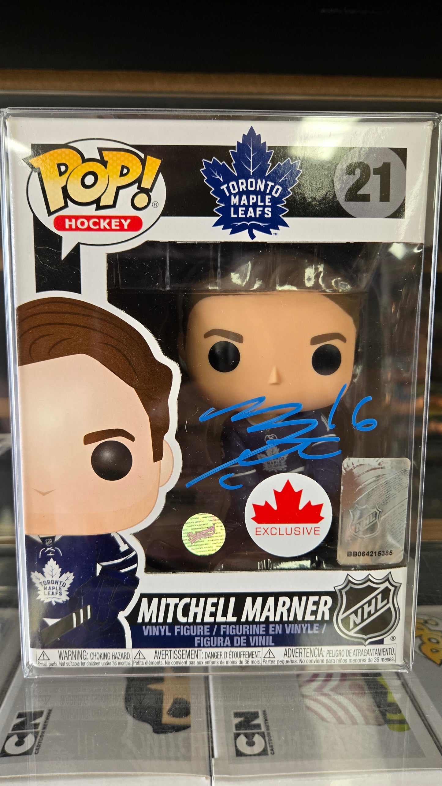 Mitch Marner #21 *SIGNED* - Toronto Maple Leafs Funko Pop! Vinyl Figure