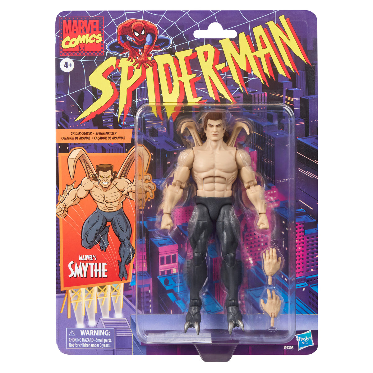 (Pre-Order) Marvel Legends Series Smythe, Retro Cardback Spider-Man: The Animated Series Action Figure