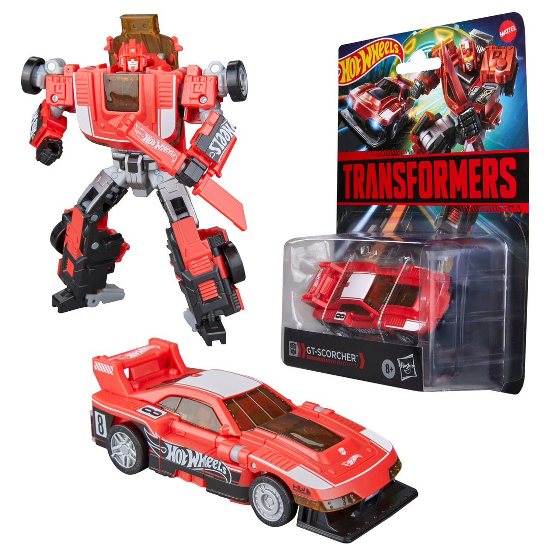 (Pre-Order) Transformers Collaborative Hot Wheels® x Transformers Scorcher