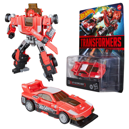 (Pre-Order) Transformers Collaborative Hot Wheels® x Transformers Scorcher