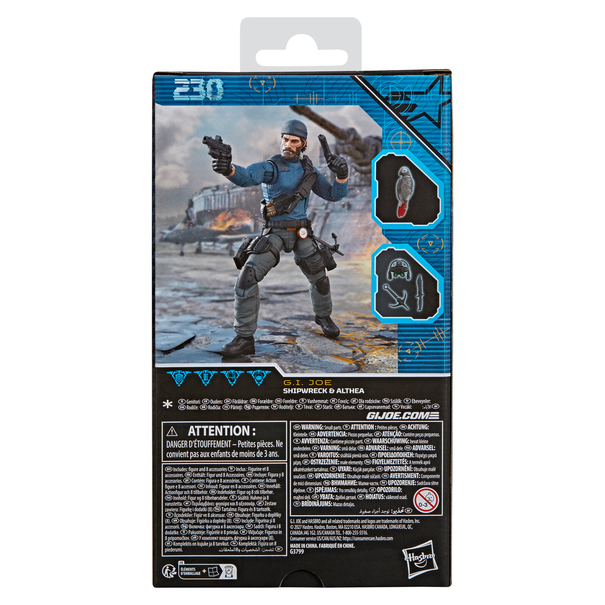 (Pre-Order) G.I. Joe Classified Series #230, Shipwreck & Althea