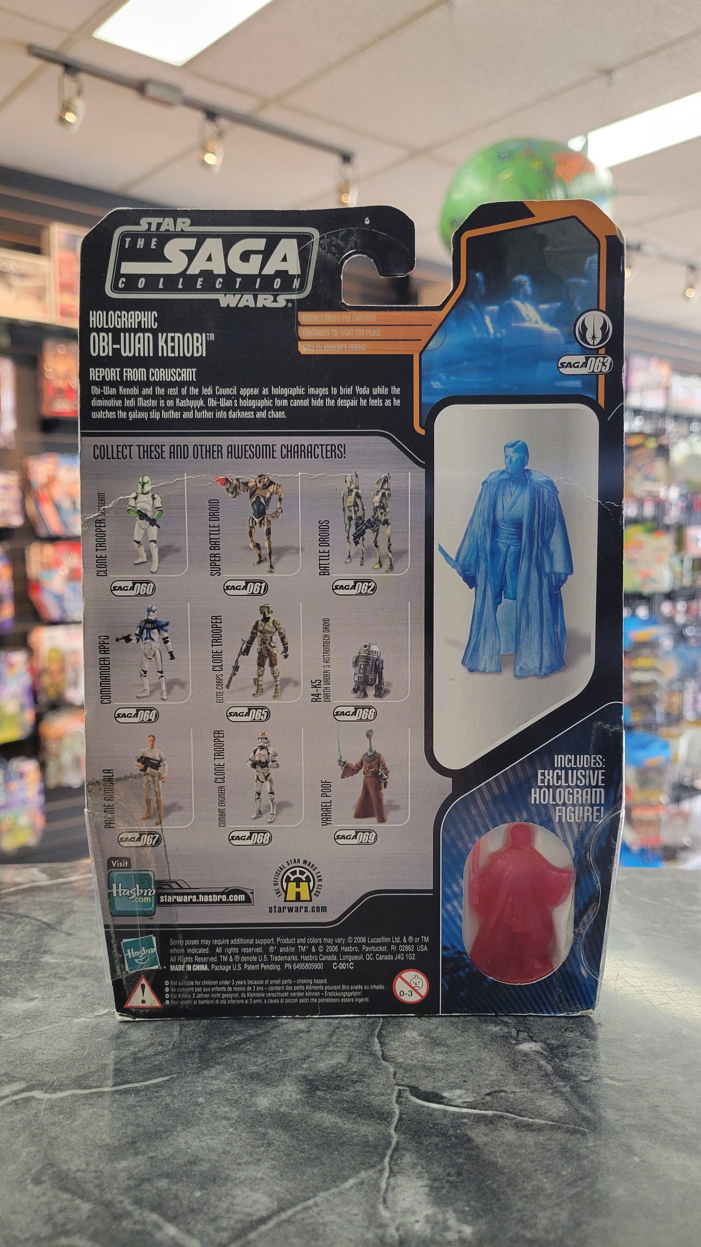 Star Wars The Saga Collection Holographic Obi-Wan Kenobi